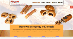 Desktop Screenshot of hurtowniaslodyczyanpol.pl